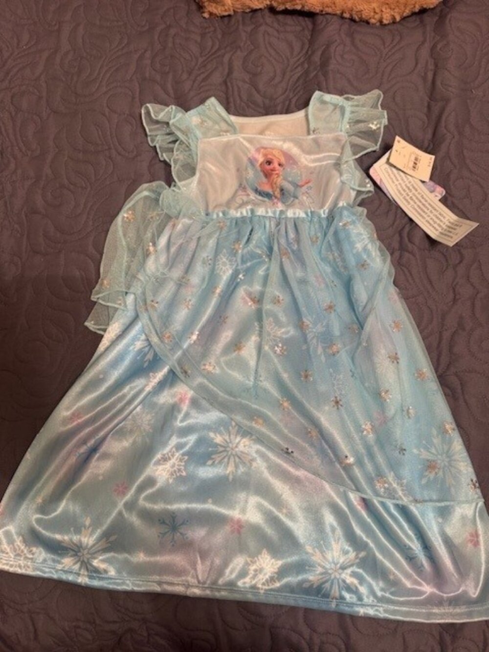 NWT DISNEY FROZEN ELSA NIGHTGOWN/DRESS, SIZE 2T